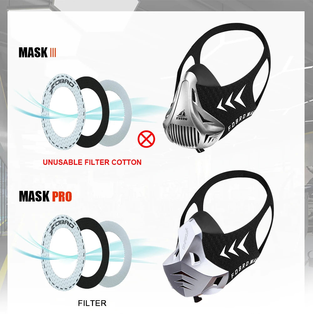 Sports Elevation Training Mask 2.0 – Black
