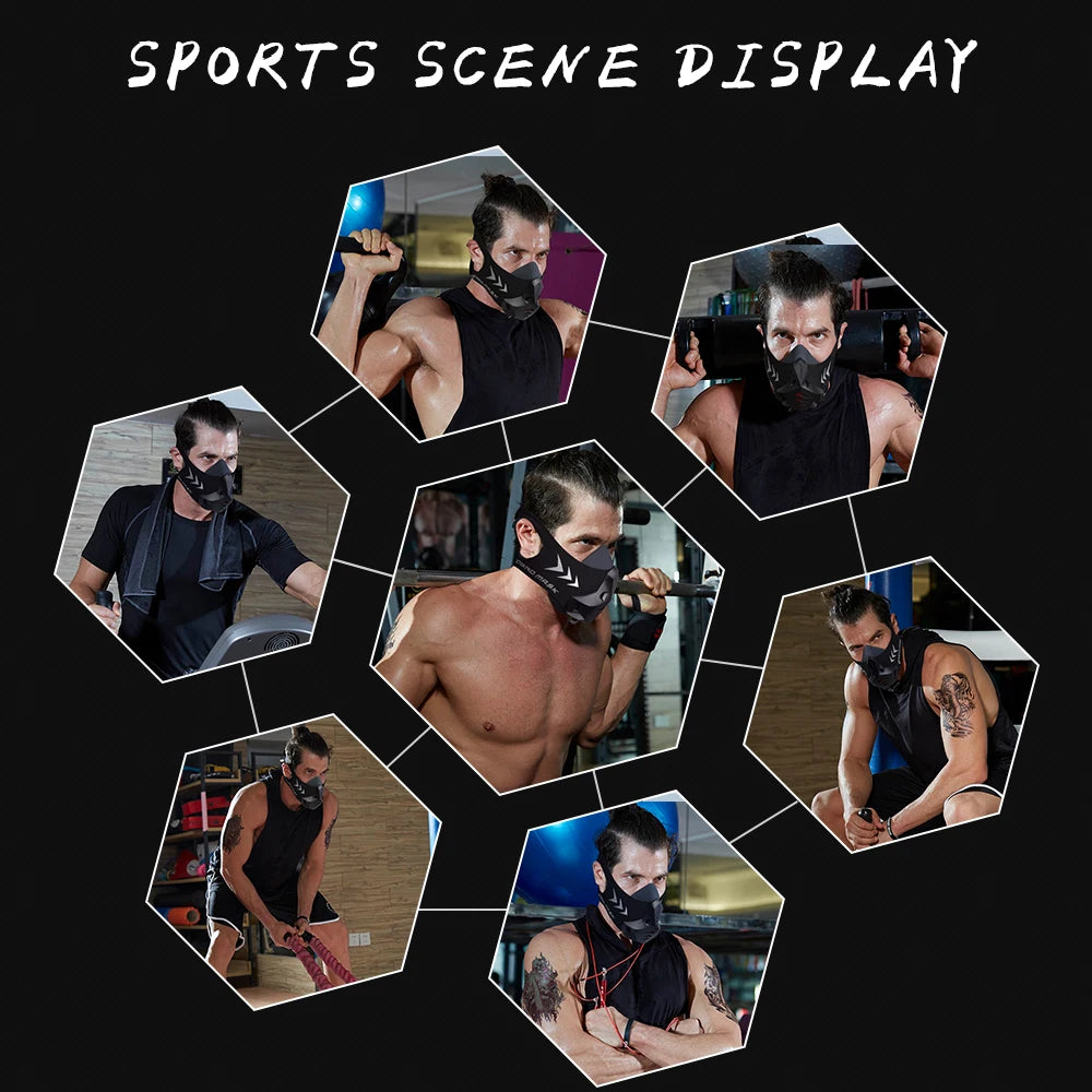 Sports Elevation Training Mask 2.0 – Black