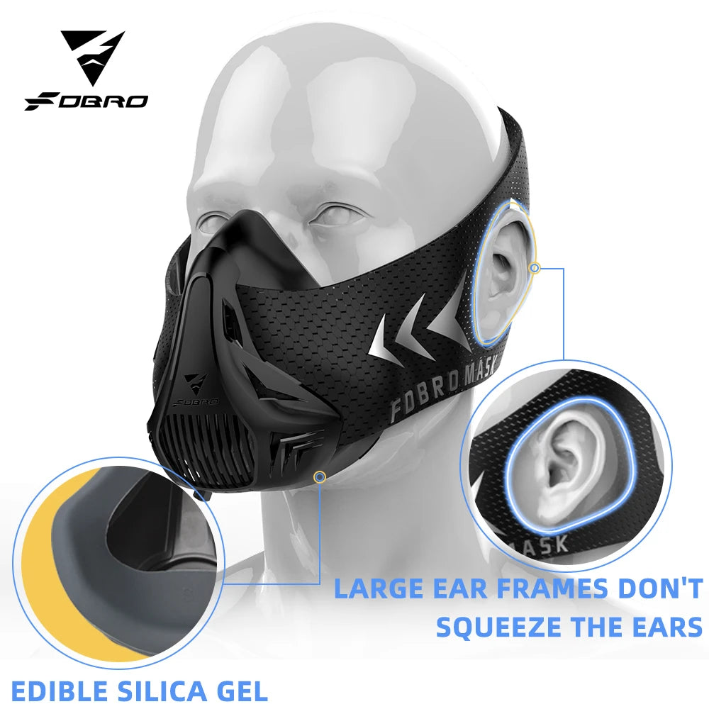 Sports Elevation Training Mask 2.0 – Black