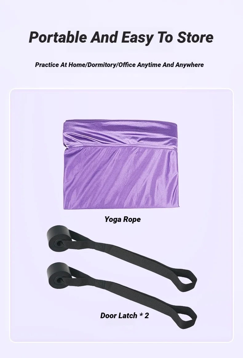 Adjustable Aerial Yoga Strap – Hanging Hammock & Leg Split Trainer for Women