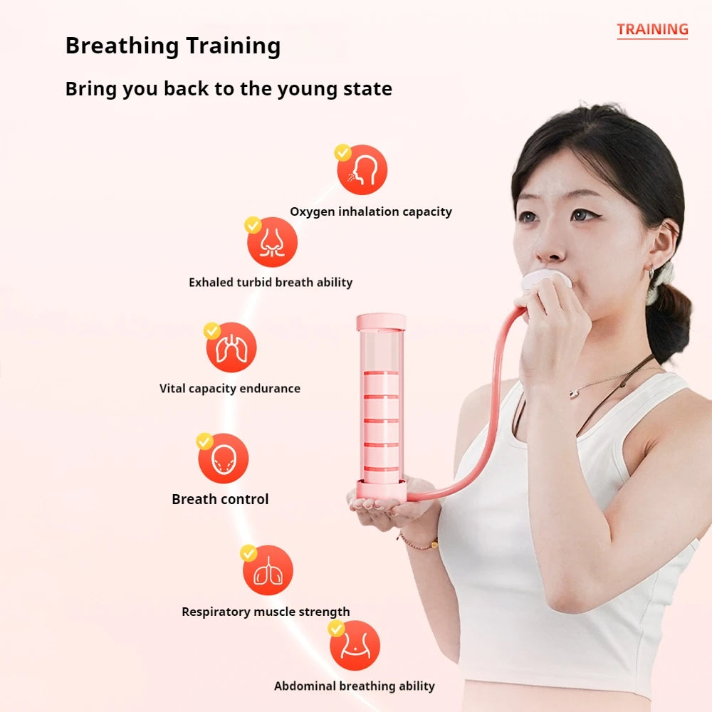 Diaphragm Breathing Dumbbell – Core Strength, Facial Toning & Lung Capacity Trainer