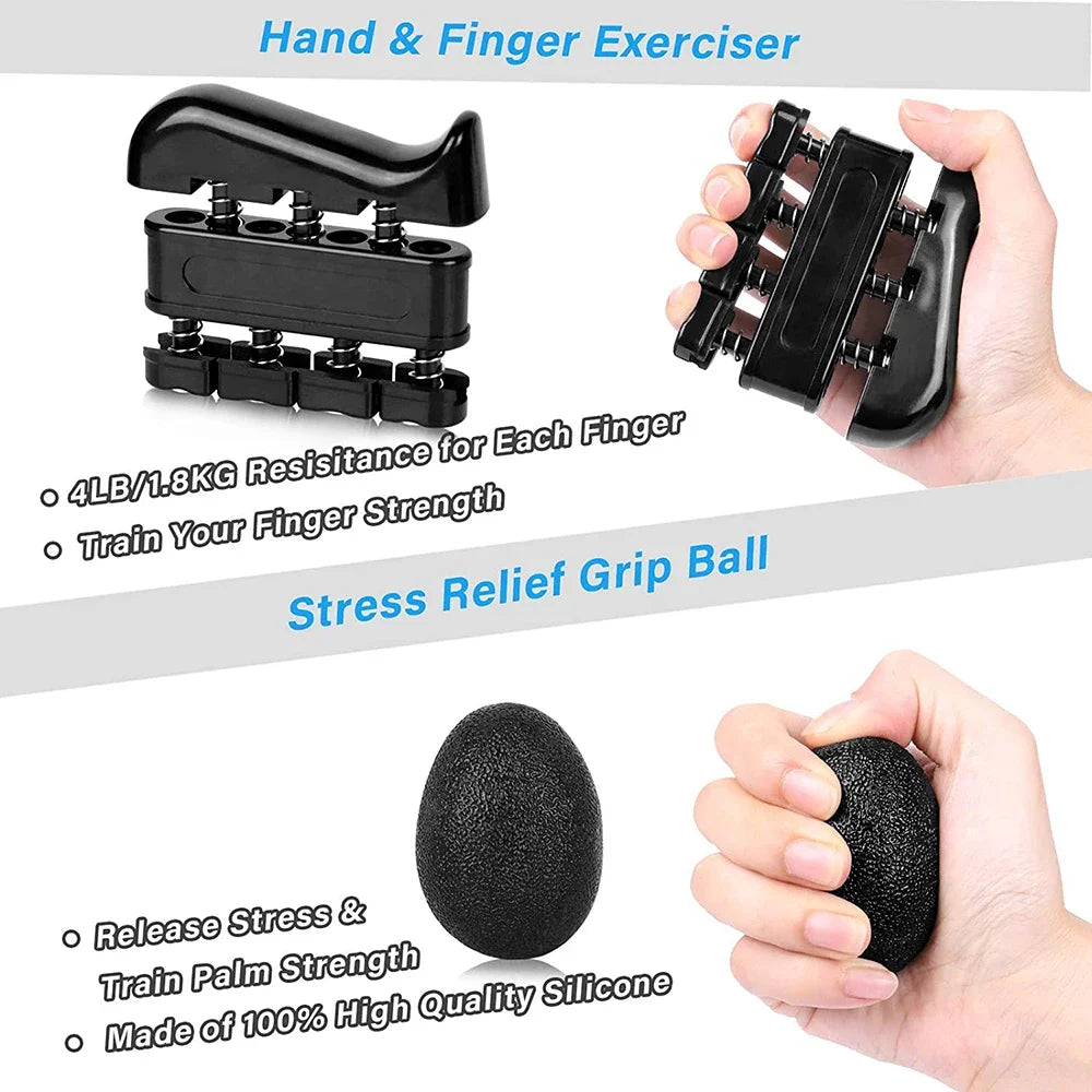 Grip Strength Trainer Kit – 1–6 Pack Hand Strengtheners for Muscle Building & Rehab