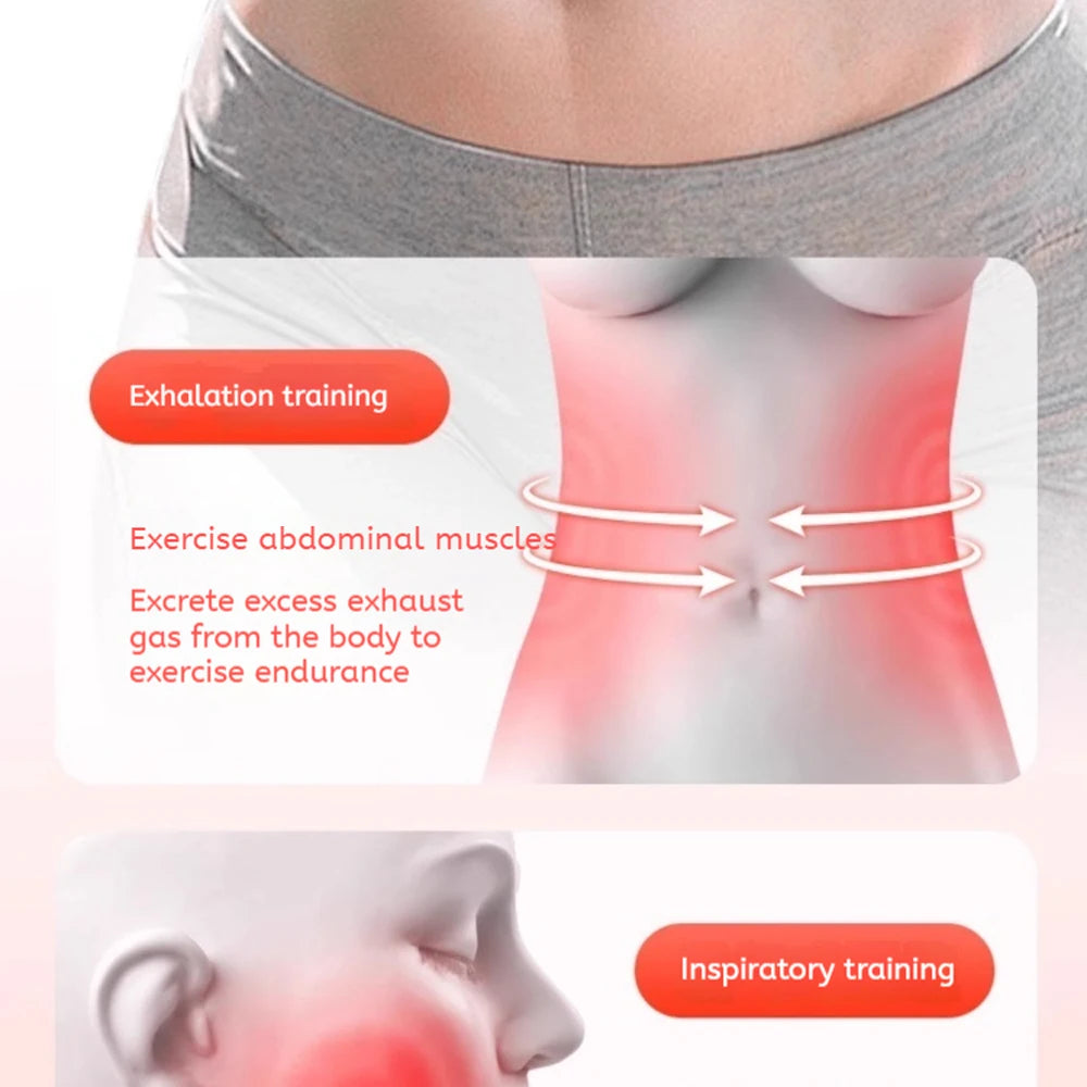 Diaphragm Breathing Dumbbell – Core Strength, Facial Toning & Lung Capacity Trainer