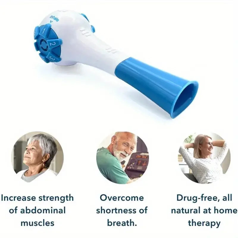 1 abdominal breathing trainer Running swimming inspiratory resistance exercises portable lung capacity function