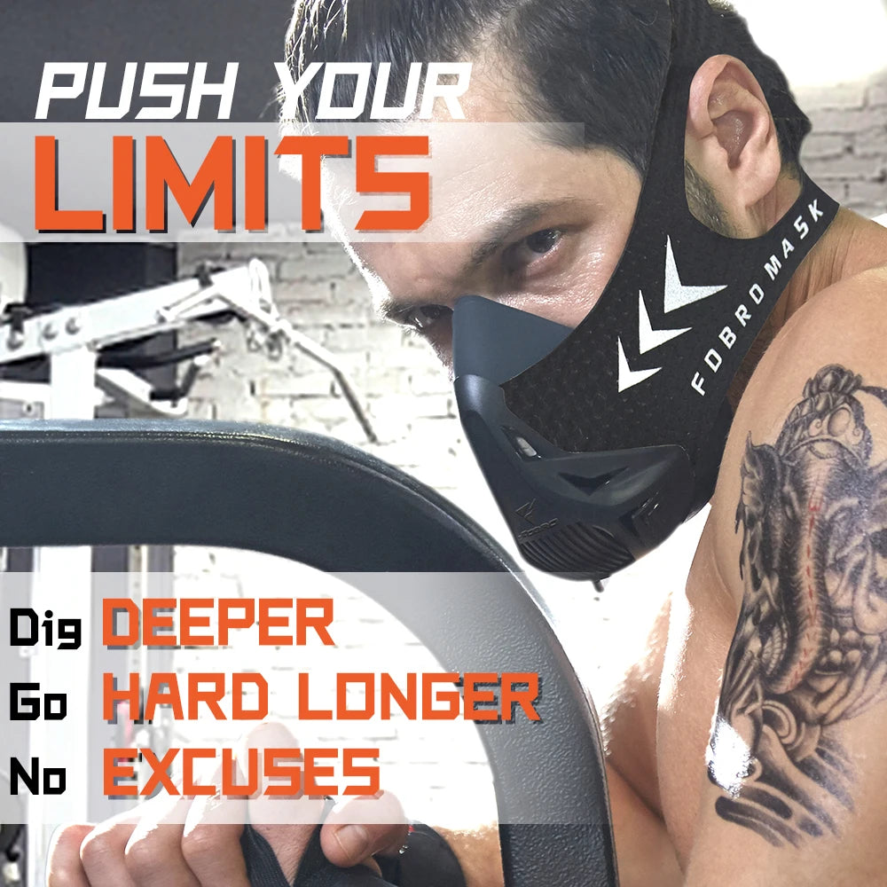 Sports Elevation Training Mask 2.0 – Black
