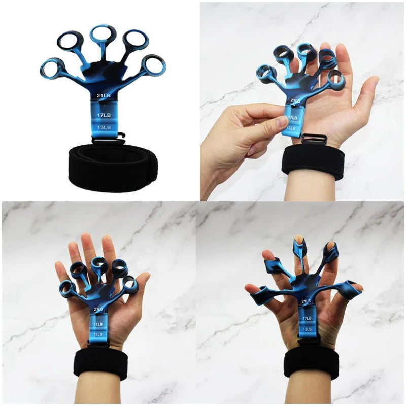 Finger Gripper Exerciser – 6 Resistance Levels for Guitar, Hand Strength & Recovery