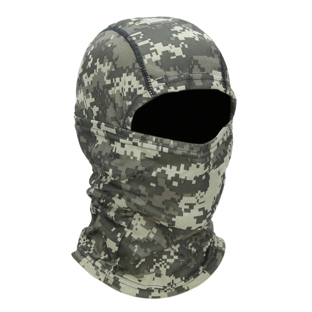 Camouflage Balaclava Hat Cycling Full Face Mask Outdoor Sports Hunting Hiking Ski Motorcycle Helmet Inner Cap