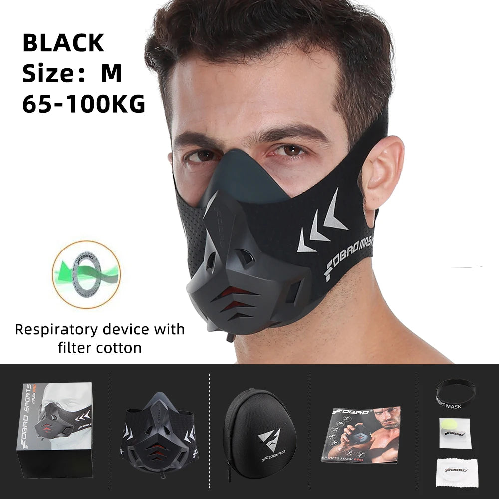 Sports Elevation Training Mask 2.0 – Black