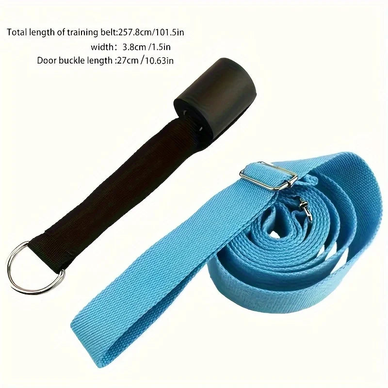 Yoga Stretching Set – 2-Piece with Door Anchor & Comfort Straps for Flexibility