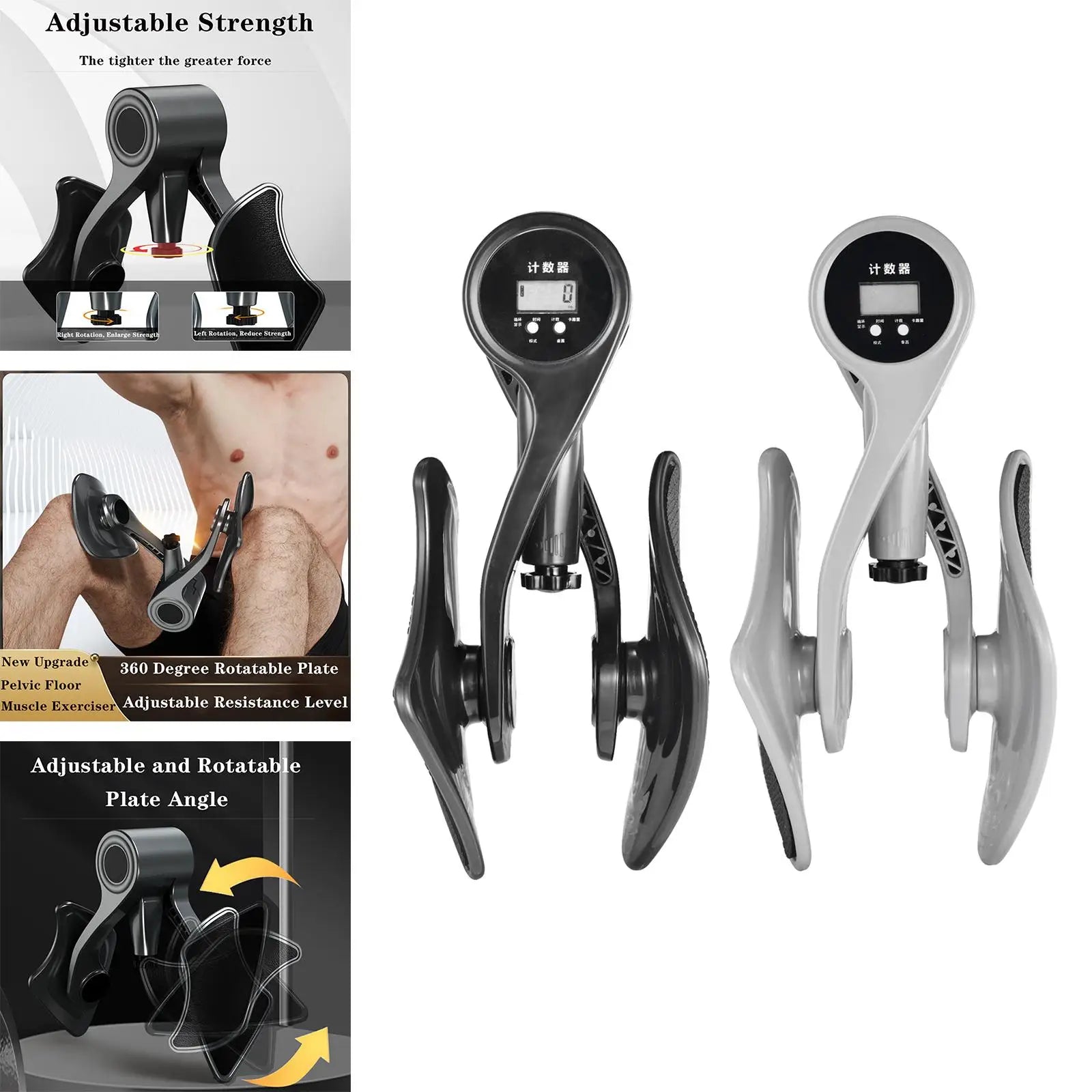 Thigh Exerciser – Leg Toner & Muscle Strengthening Machine with Counter