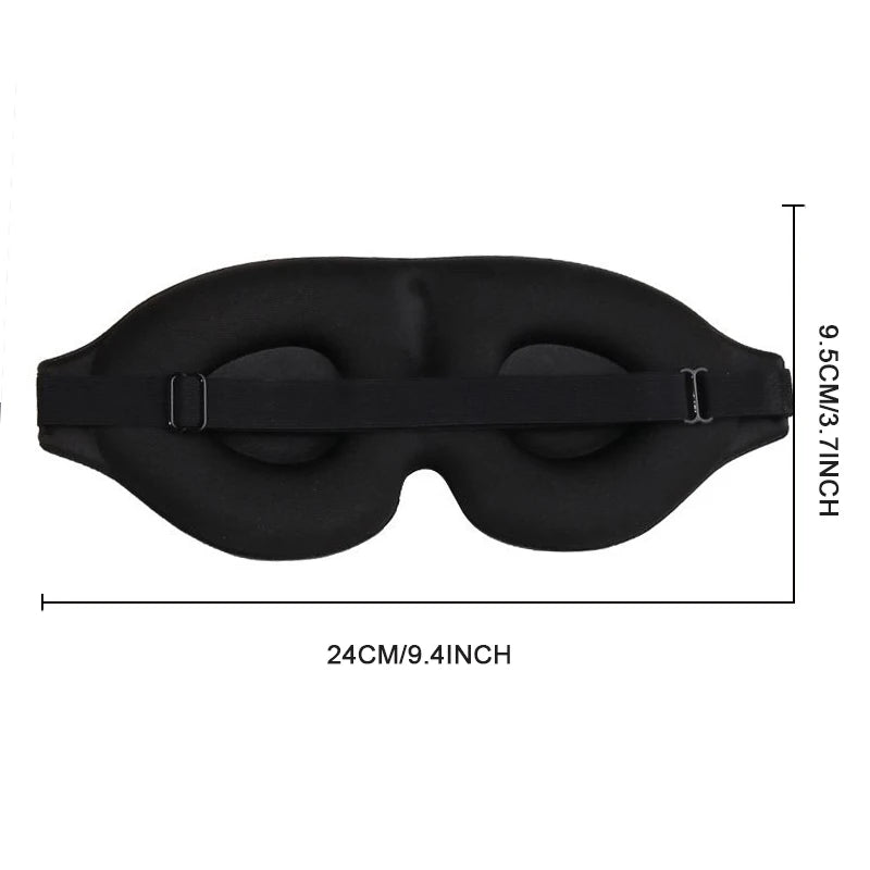 3D Adjustable Eye Mask – Breathable & Light-Blocking