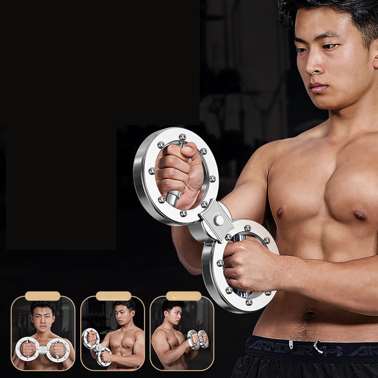 Upper Body Strength Trainer – Heavy-Duty Arm & Muscle Rotator Machine for Adults