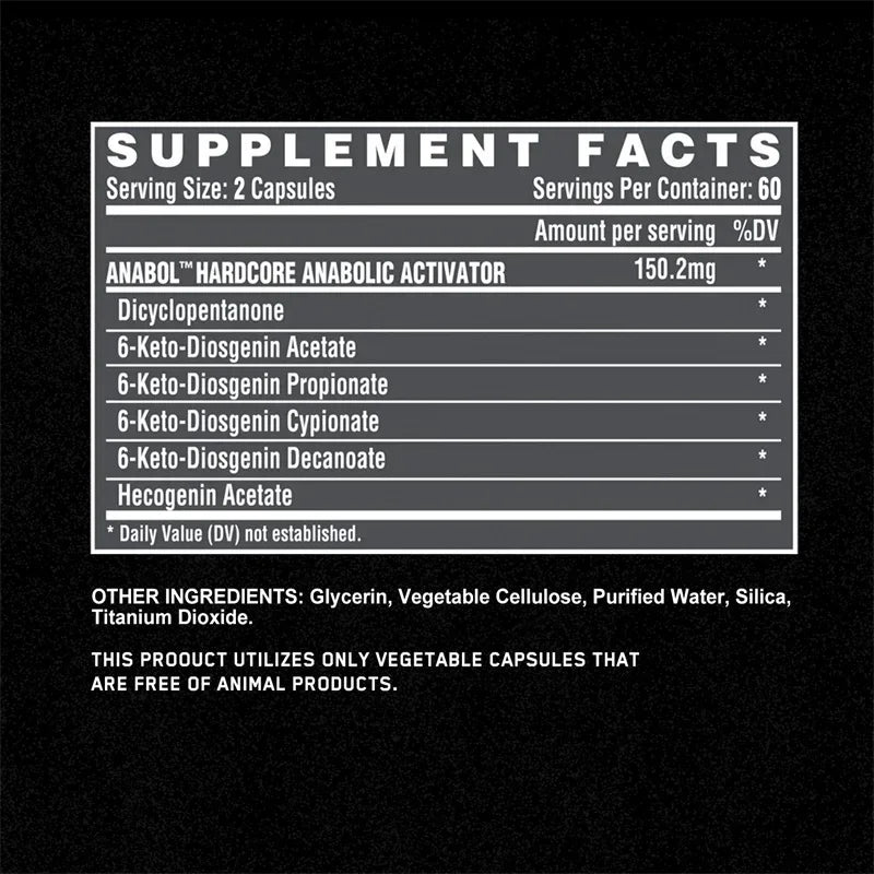 Anabol Hardcore Supplement – Boost Energy, Endurance & Muscle Growth