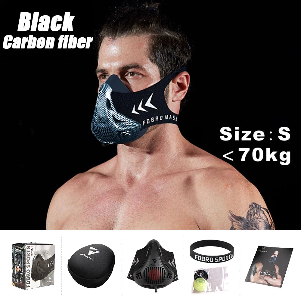 Sports Elevation Training Mask 2.0 – Black
