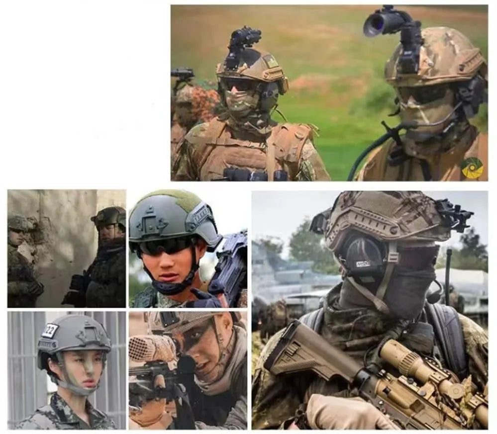 Tactical Helmet with Mask – CS Training & Cosplay