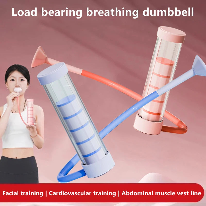 Breathing Exercise Dumbbell – Abdominal Muscle & Lung Capacity Trainer for Adults.