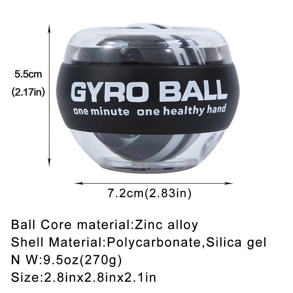 Wrist Gyro Ball – Power Trainer for Forearm, Grip & Finger Strength
