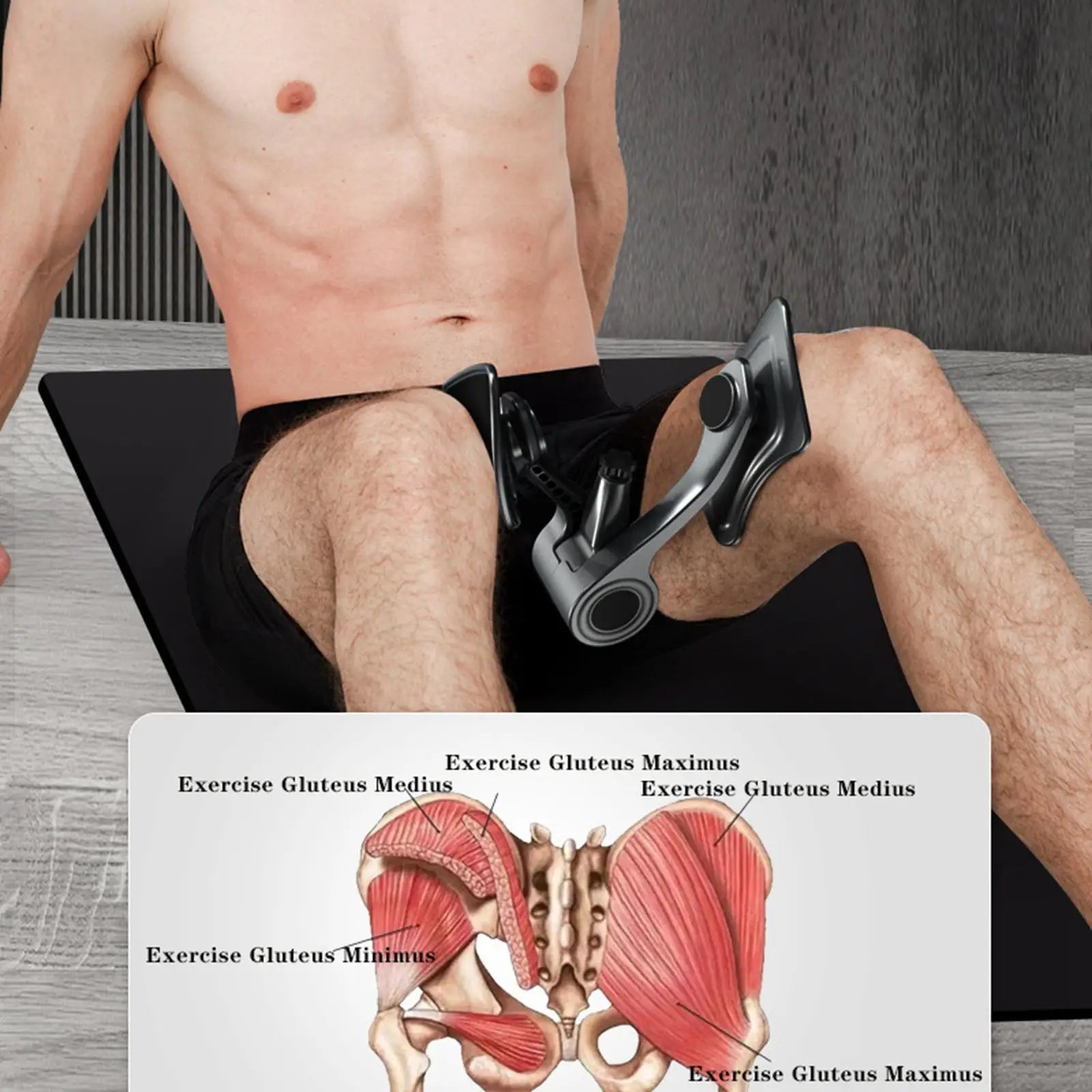 Thigh Exerciser – Leg Toner & Muscle Strengthening Machine with Counter