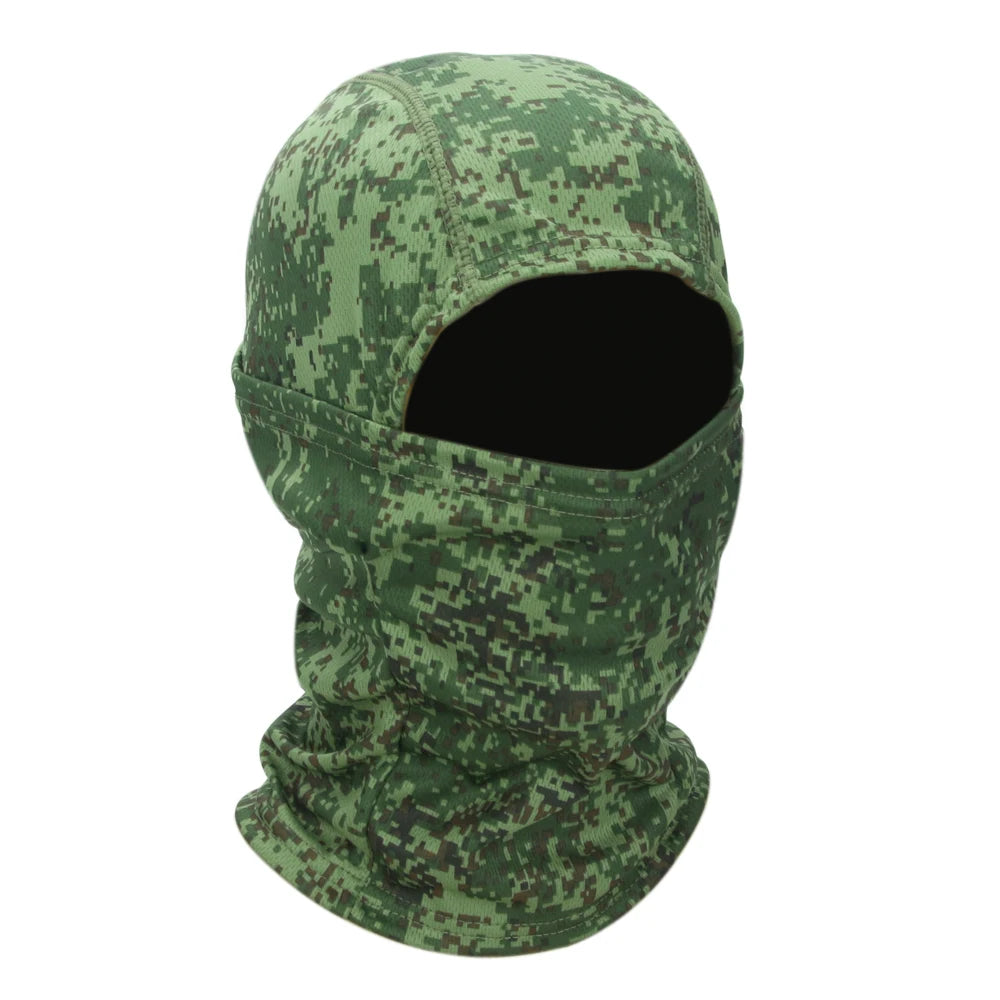 Camouflage Balaclava Hat Cycling Full Face Mask Outdoor Sports Hunting Hiking Ski Motorcycle Helmet Inner Cap