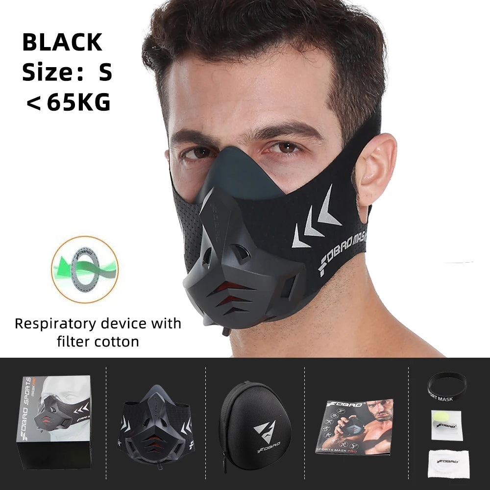 Sports Elevation Training Mask 2.0 – Black