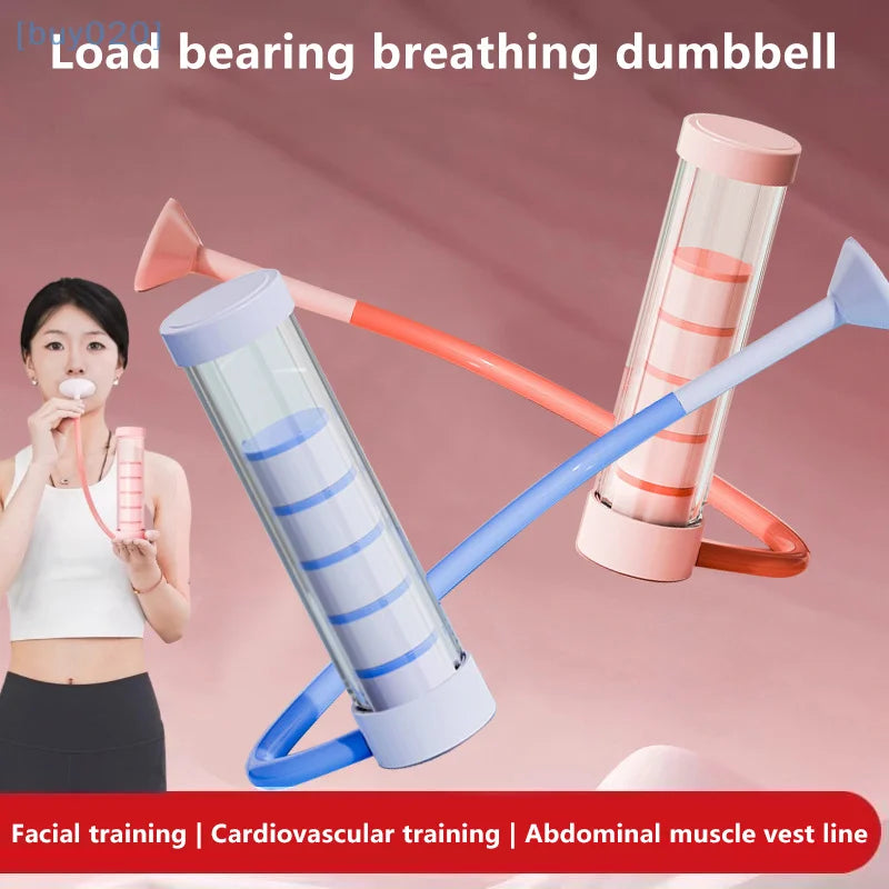 Breathing Exercise Dumbbell – Abdominal Muscle & Lung Capacity Trainer for Adults.