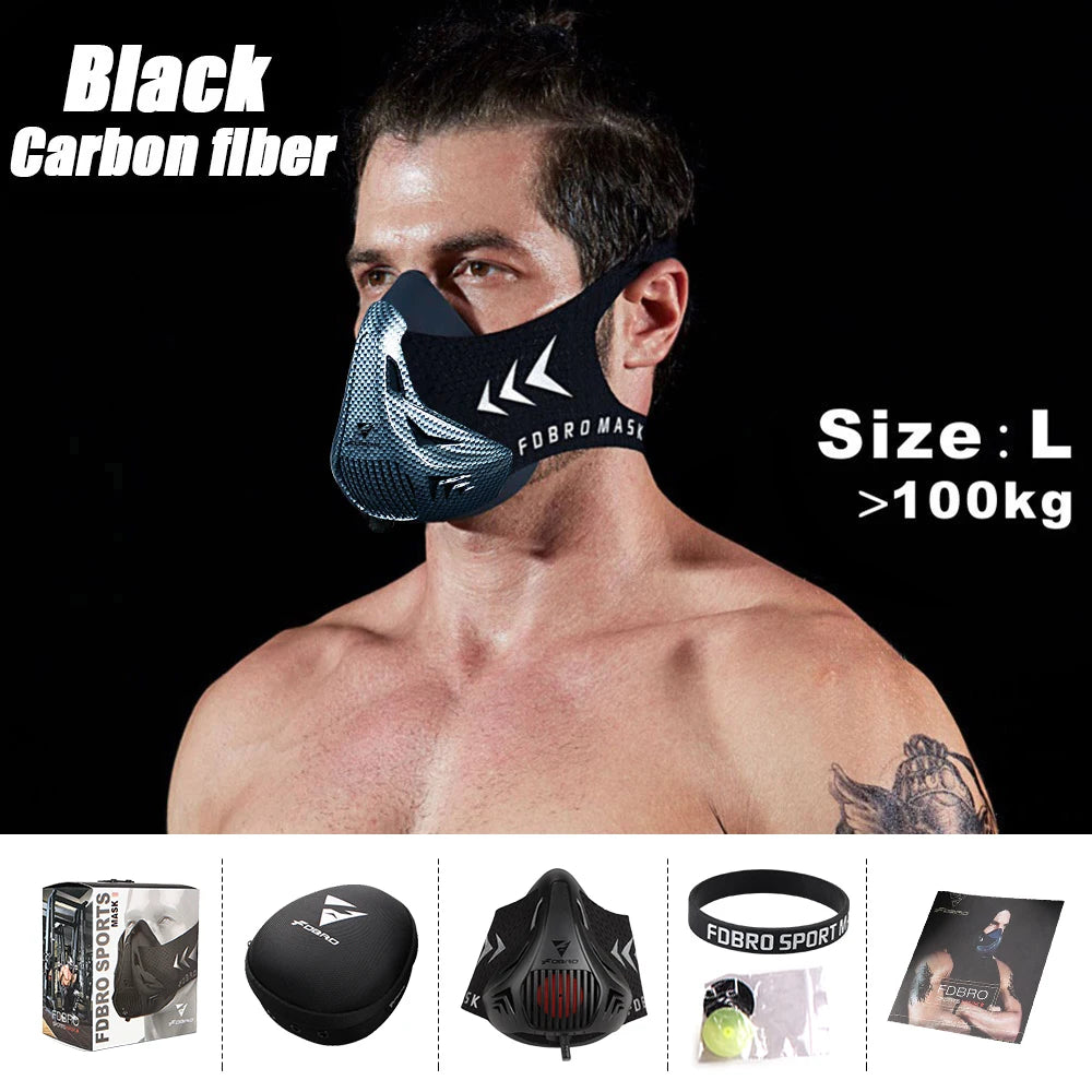 Sports Elevation Training Mask 2.0 – Black