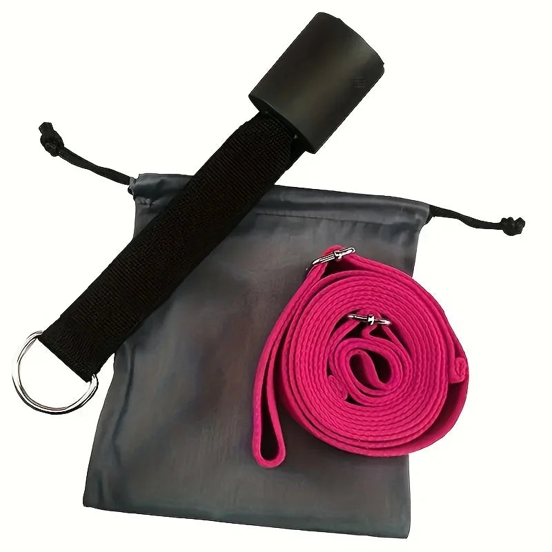 Yoga Stretching Set – 2-Piece with Door Anchor & Comfort Straps for Flexibility