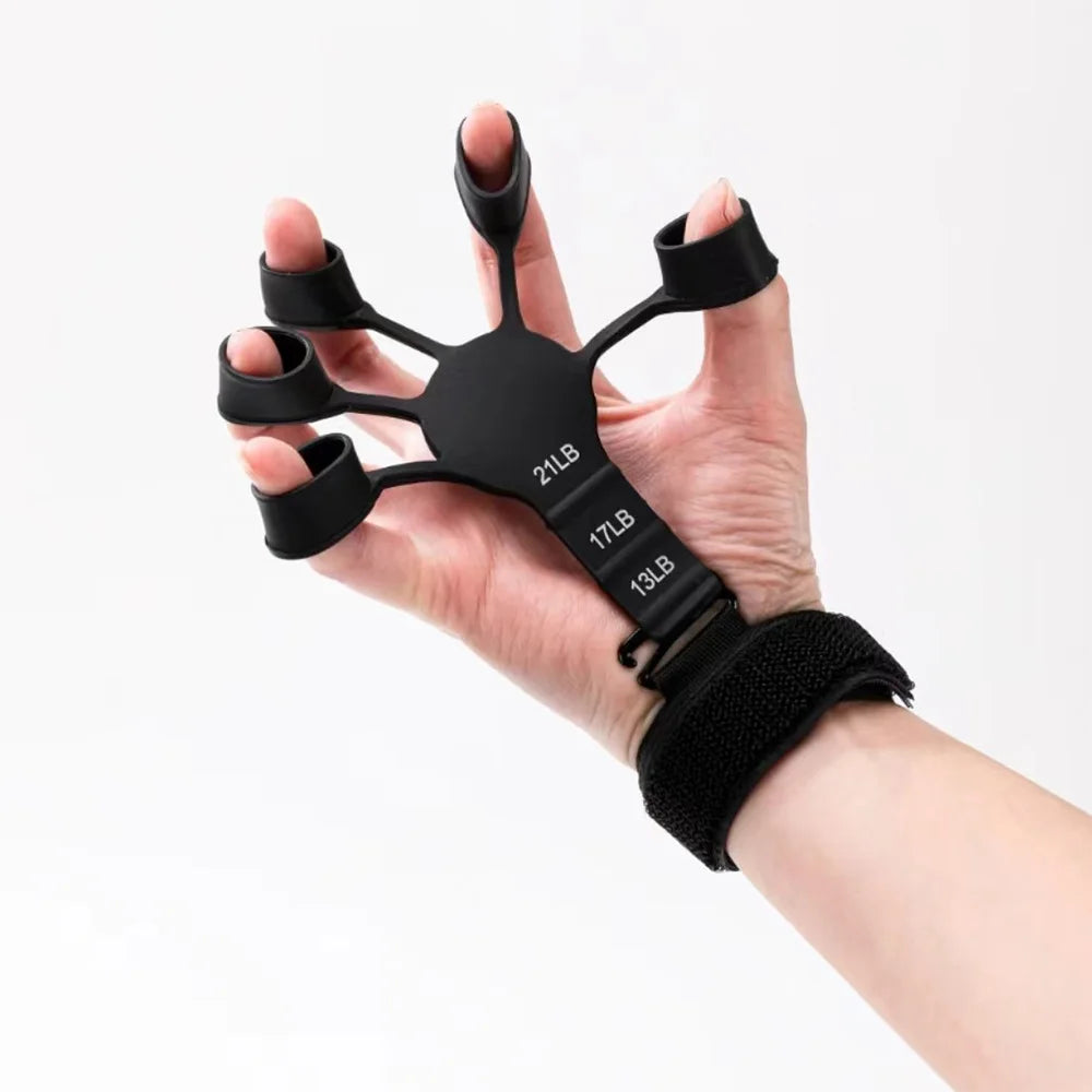 Hand Grip Strength Trainer – 6 Resistance Levels, Finger Gripper & Rehab Tool