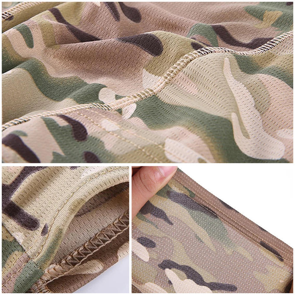 Camouflage Balaclava Hat Cycling Full Face Mask Outdoor Sports Hunting Hiking Ski Motorcycle Helmet Inner Cap