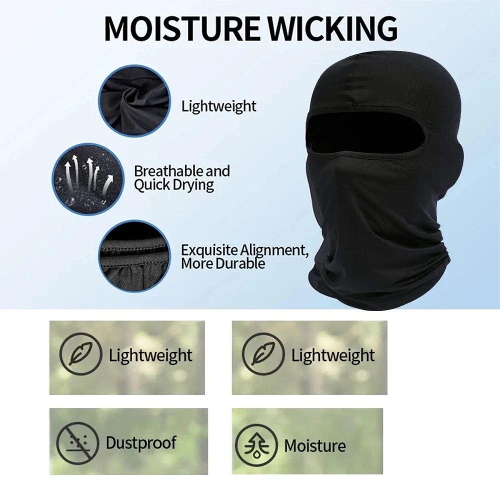 Men’s Balaclava – Full Face Cycling & Hiking Mask, Windproof, Breathable, Sun Protection