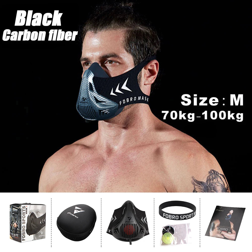 Sports Elevation Training Mask 2.0 – Black