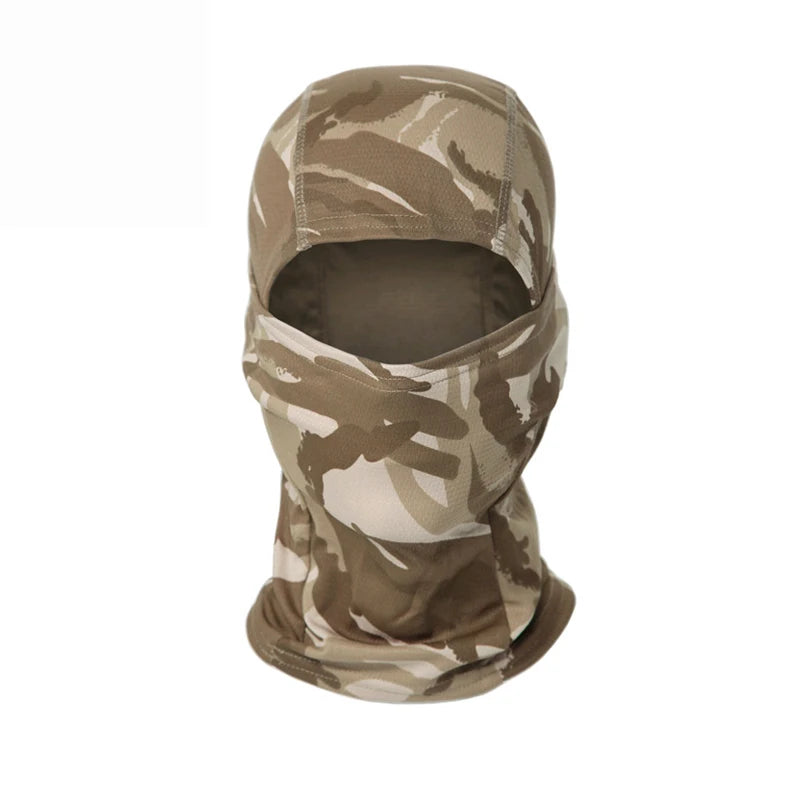Camouflage Balaclava Hat Cycling Full Face Mask Outdoor Sports Hunting Hiking Ski Motorcycle Helmet Inner Cap