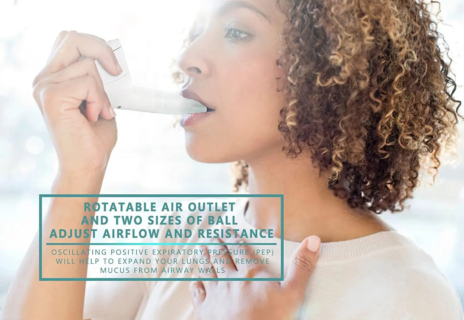 Portable Lung Breathing Trainer – Handheld Exercise Device for Outdoor & Air Practice