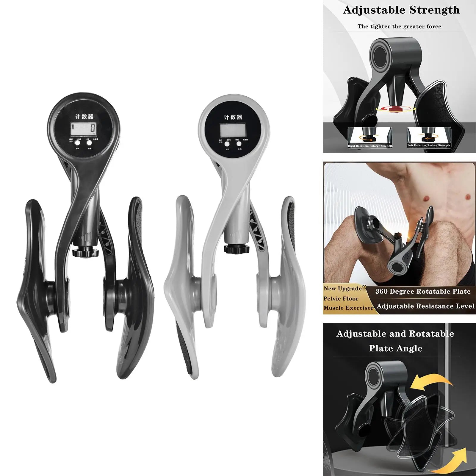 Thigh Exerciser – Leg Toner & Muscle Strengthening Machine with Counter