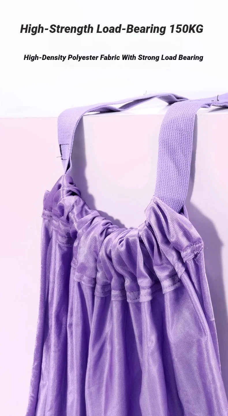 Adjustable Aerial Yoga Strap – Hanging Hammock & Leg Split Trainer for Women