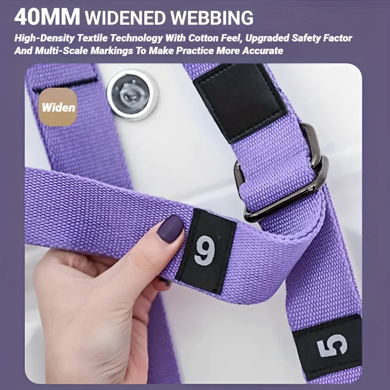 Adjustable Aerial Yoga Strap – Hanging Hammock & Leg Split Trainer for Women