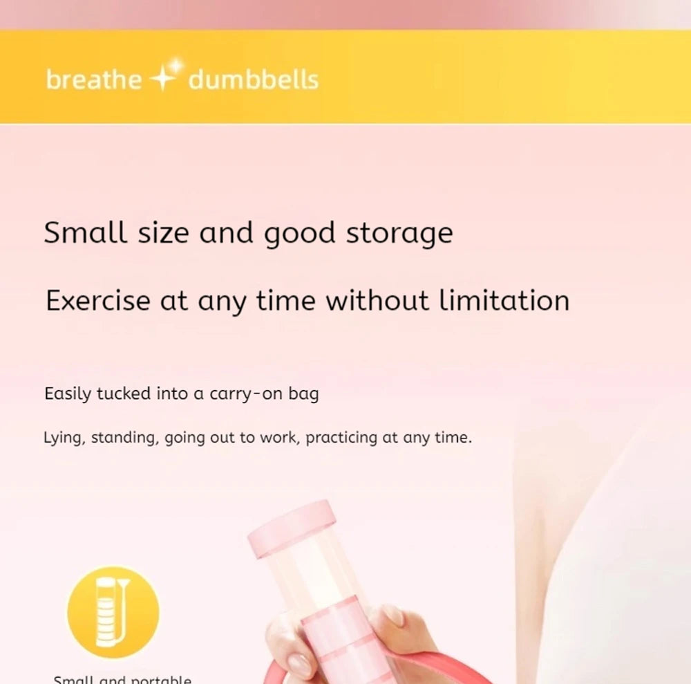 Diaphragm Breathing Dumbbell – Core Strength, Facial Toning & Lung Capacity Trainer