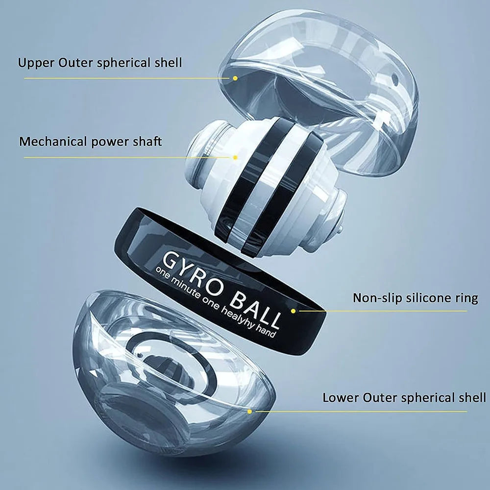Wrist Gyro Ball – Power Trainer for Forearm, Grip & Finger Strength