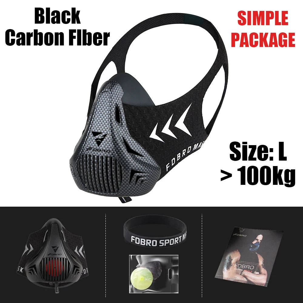 Sports Elevation Training Mask 2.0 – Black
