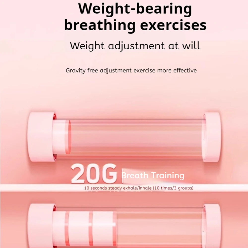 Diaphragm Breathing Dumbbell – Core Strength, Facial Toning & Lung Capacity Trainer
