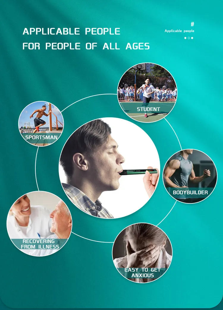 Smart Breathing Trainer – Exercise Device with App for Stronger Breathing Muscles