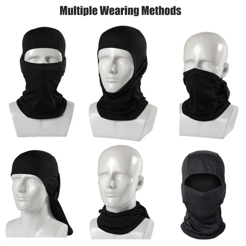 Camouflage Balaclava Hat Cycling Full Face Mask Outdoor Sports Hunting Hiking Ski Motorcycle Helmet Inner Cap