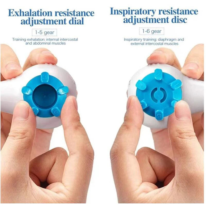1 abdominal breathing trainer Running swimming inspiratory resistance exercises portable lung capacity function