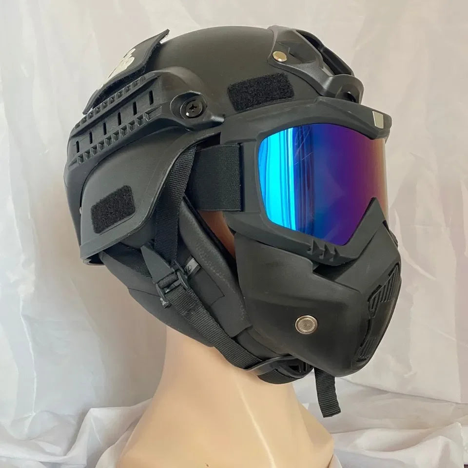 Tactical Helmet with Mask – CS Training & Cosplay