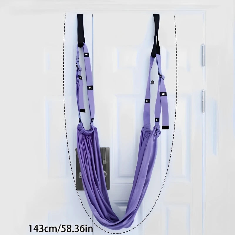 Adjustable Aerial Yoga Strap – Hanging Hammock & Leg Split Trainer for Women