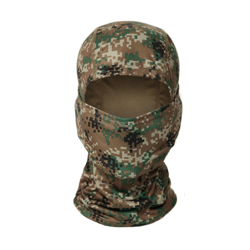 Camouflage Balaclava Hat Cycling Full Face Mask Outdoor Sports Hunting Hiking Ski Motorcycle Helmet Inner Cap