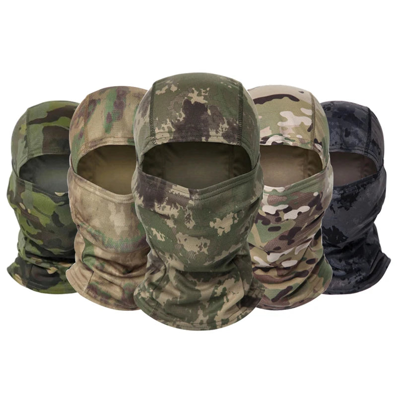 Camouflage Balaclava Hat Cycling Full Face Mask Outdoor Sports Hunting Hiking Ski Motorcycle Helmet Inner Cap