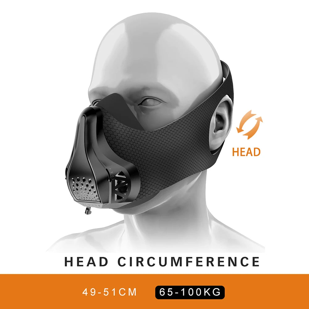 Sports Training Mask – Adjustable 48 Breathing Levels for Running, Gym & Endurance Workouts.