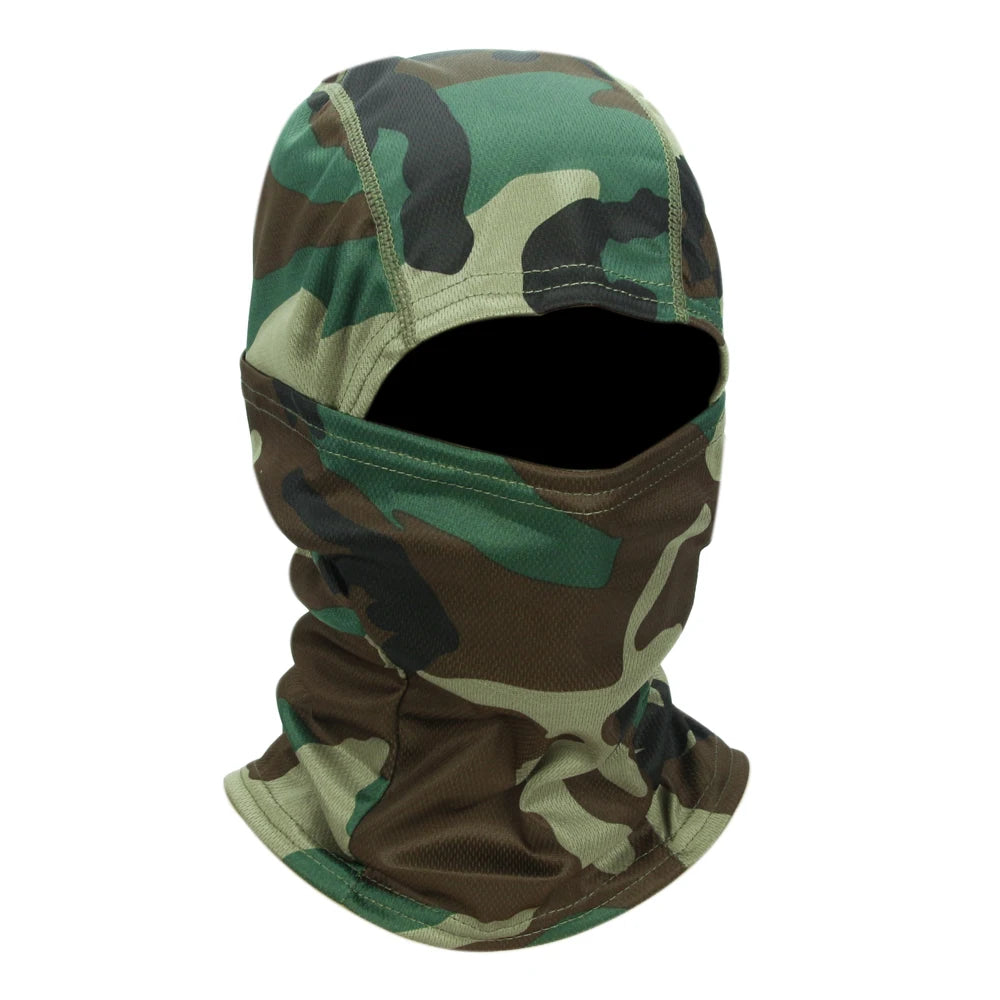 Camouflage Balaclava Hat Cycling Full Face Mask Outdoor Sports Hunting Hiking Ski Motorcycle Helmet Inner Cap