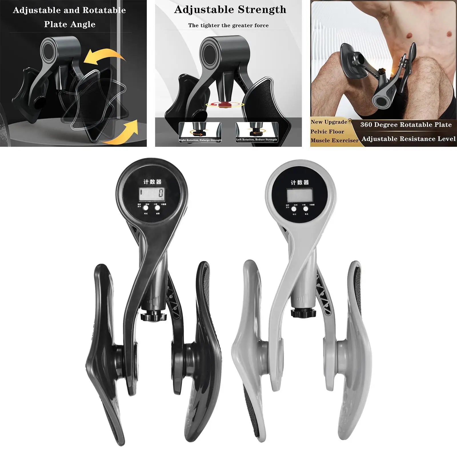 Thigh Exerciser – Leg Toner & Muscle Strengthening Machine with Counter